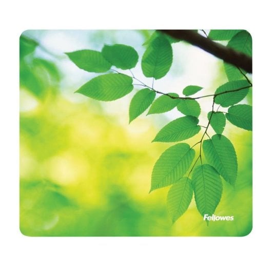 Alfombrilla para rato Fellowes Earth Series Verde 229 x 203 mm Base Antiderrapante
