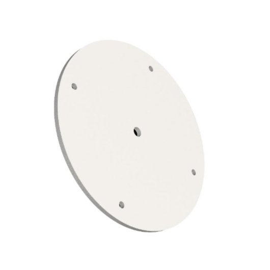Adaptador para soporte Hikvision DS-2909ZJ Universal Aluminio Blanco