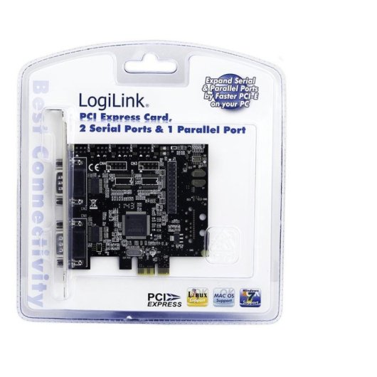 Scheda di Interfaccia LogiLink PCIe Parallelo Serie RS-232 Interna