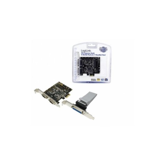 Scheda di Interfaccia LogiLink PCIe Parallelo Serie RS-232 Interna