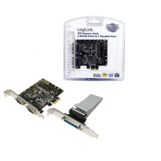 Scheda di Interfaccia LogiLink PCIe Parallelo Serie RS-232 Interna
