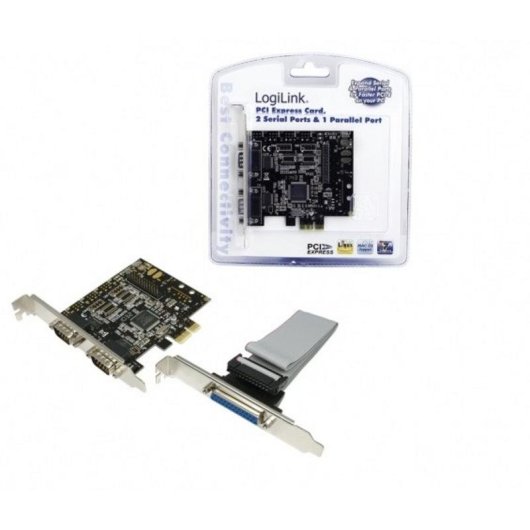 Scheda di Interfaccia LogiLink PCIe Parallelo Serie RS-232 Interna