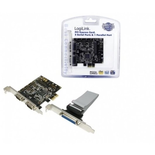 Scheda di Interfaccia LogiLink PCIe Parallelo Serie RS-232 Interna