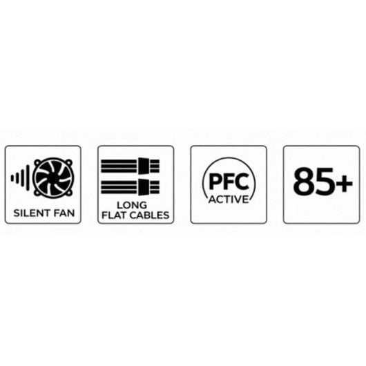 Fonte de Alimentação CoolBox Powerline III 550-850W 85% EFI