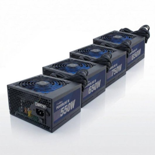 Fonte de Alimentação CoolBox Powerline III 550-850W 85% EFI