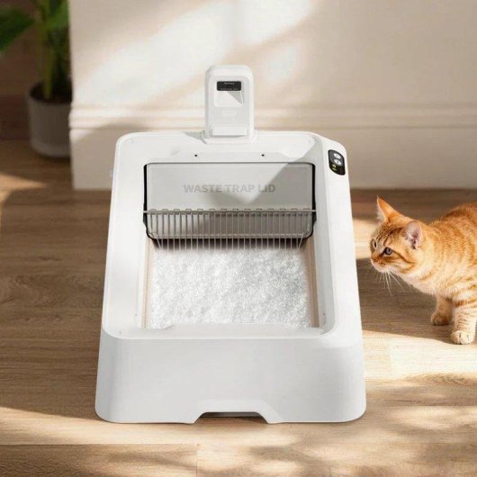 Caja de arena Petkit PUROBOT CRYSTAL DUO con entrada frontal