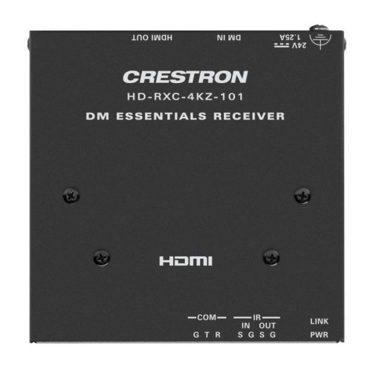 Receptor AV Extensor 4K Crestron HD-RXC-4KZ-101 70m Alámbrico Negro