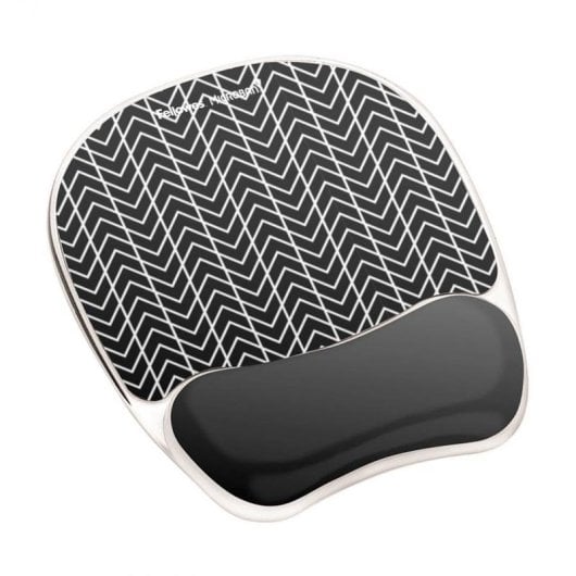 Alfombrilha para rato Fellowes 9653401 com descanso de pulsos e base antiderrapante