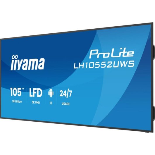 Monitor PC iiyama LH10552UWS-B1AG 105" UltraWide 5K 60Hz IPS XL WiFi Android