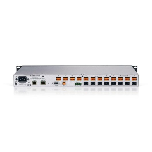 Procesador Biamp Tesira FORTÉ AVB CI 8000 Ω OLED 20-20000 Hz Negro Metálico