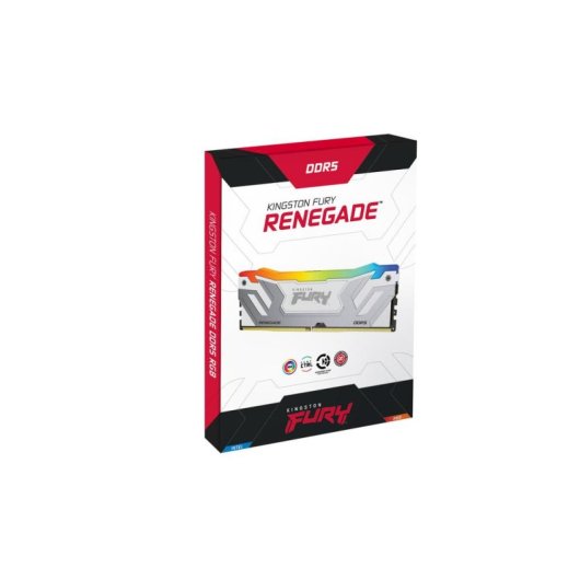 Memoria RAM Kingston FURY Renegade RGB 48GB 2x24GB DDR5 8400MHz CL40 Blanco XMP