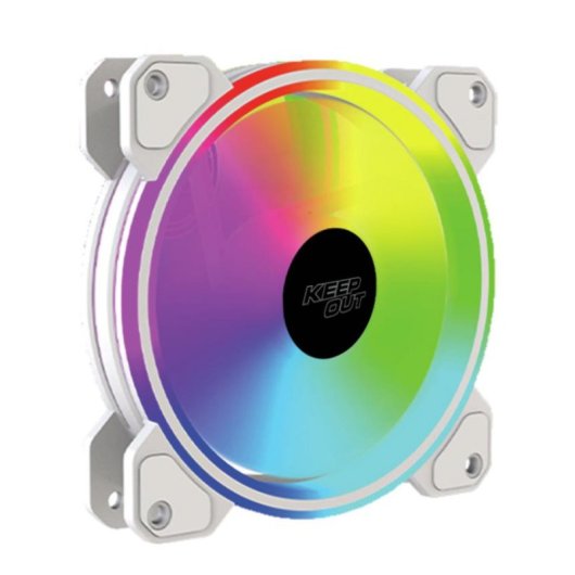 Refrigeración Aire Keep Out 12 cm 1600 RPM XFC-120DRW LED ARGB Blanco