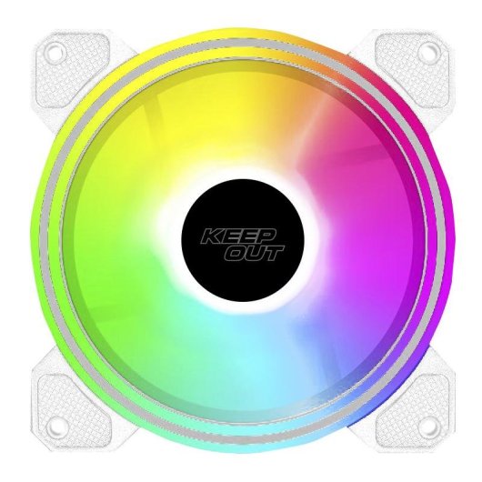 Refrigeración Aire Keep Out 12 cm 1600 RPM XFC-120DRW LED ARGB Blanco