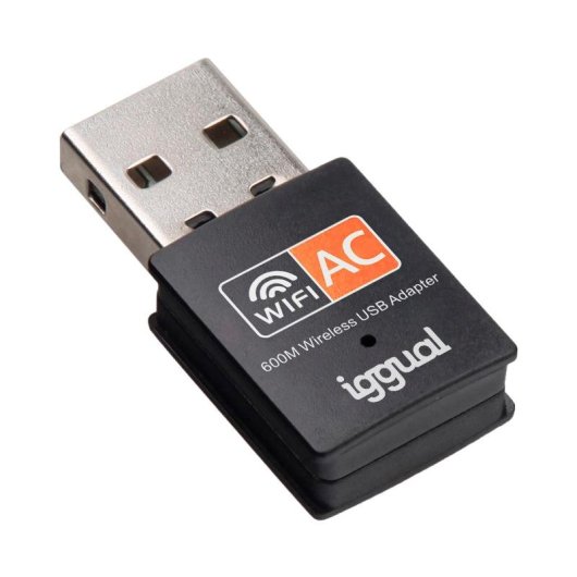Netzwerkkarte IGGUAL USB Wifi Adapter 600 Mbps Dual Band 2.4G/5G USB 2.0