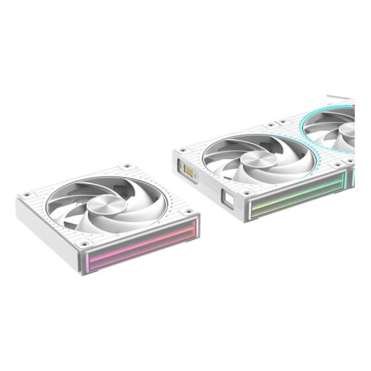 Refrigeração Ar Zalman 124 mm 800-2300 RPM Branco ZM-DF120 WHITE
