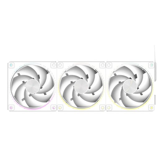 Refrigeração Ar Zalman 124 mm 800-2300 RPM Branco ZM-DF120 WHITE