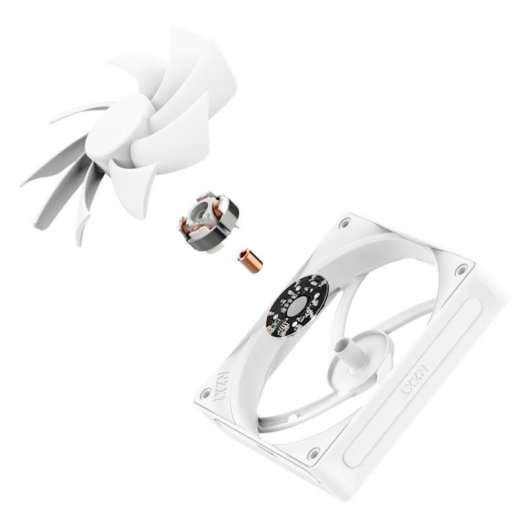 Refrigeração Ar NZXT 120mm Branco RF-Q12SF-W2 500-1700 RPM FDB