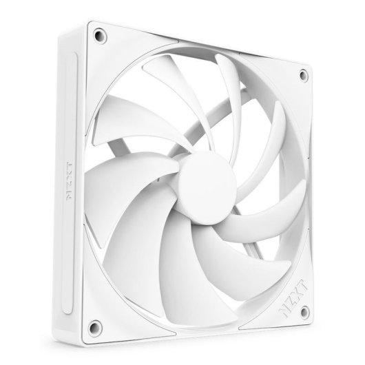 Refrigeração Ar NZXT 140 mm Branco F140Q PWM Rolamento FDB Silencioso
