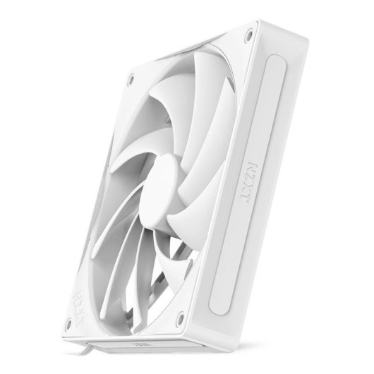 Refrigeração Ar NZXT 140 mm Branco F140Q PWM Rolamento FDB Silencioso