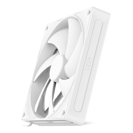 Refrigeração Ar NZXT 140mm Branco 500-1700 RPM F140P Rolamento FDB