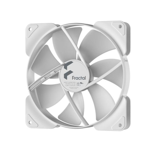 Raffreddamento Aria Fractal Design 140mm Aspect RGB PWM Bianco 500-1700 RPM
