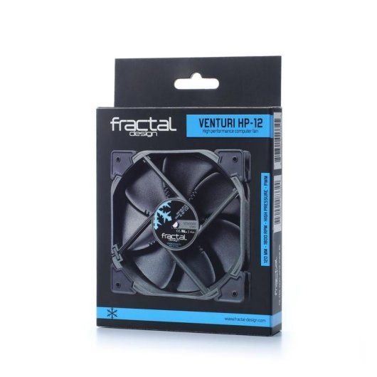 Refrigeración Aire Fractal Design Venturi HP-12 PWM 12 cm 400-1800 RPM Negro Gris