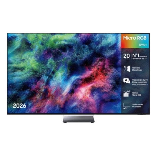 TV Samsung Micro RGB R95H 85" 4K UltraHD 165Hz Smart TV Tizen HDR10+ Dolby Atmos