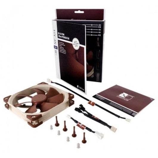 Refrigeração Ar Noctua 140mm NF-A14 PWM 300-1500 RPM Castanho