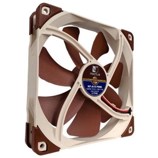 Refrigeração Ar Noctua 140mm NF-A14 PWM 300-1500 RPM Castanho