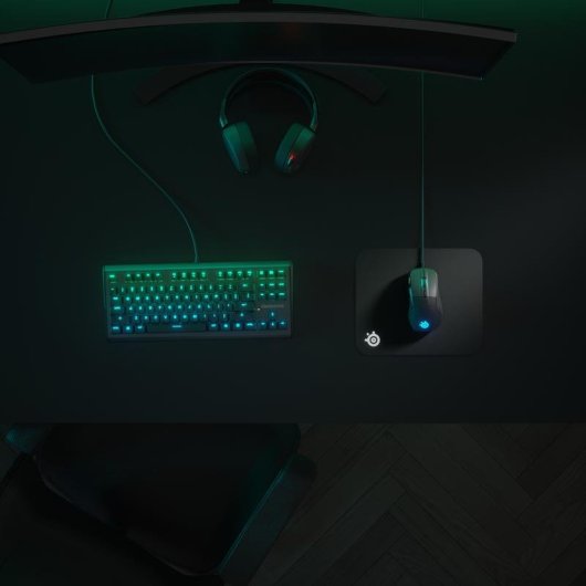 Tappetino per mouse Steelseries QcK Nero S