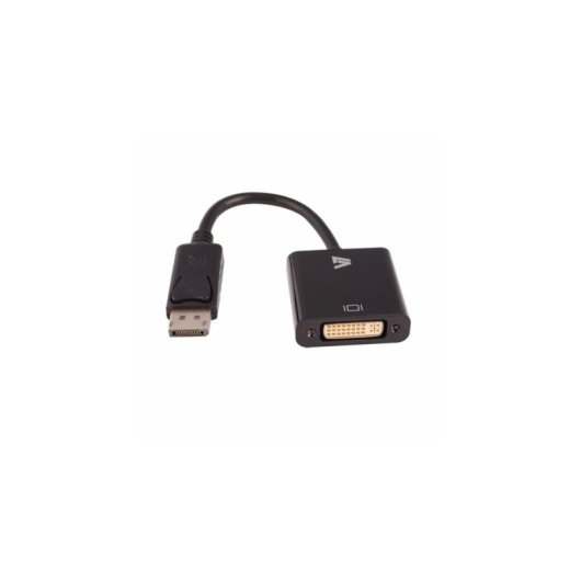 Adaptador de vídeo V7 DisplayPort a DVI 0,2 m