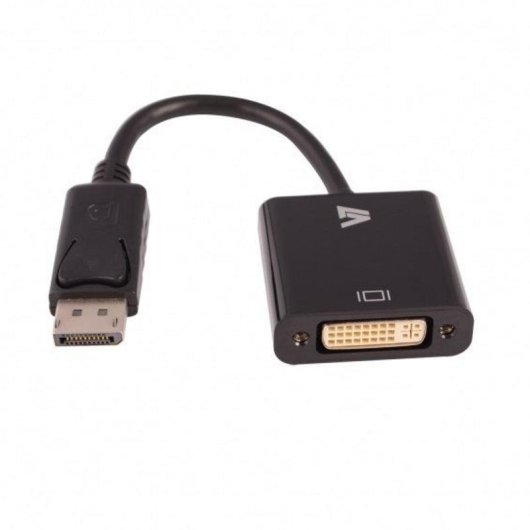 Adaptador de vídeo V7 DisplayPort a DVI 0,2 m