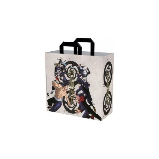 Bolso de compras Konix Jujutsu Kaisen Beige Plástico reciclado 450x400x200 mm