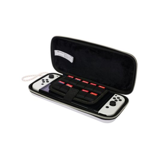 Hülle PowerA Princess Zelda für Nintendo Switch OLED mit Reißverschluss, Weiß