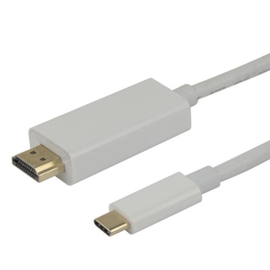 Câble vidéo USB-C vers HDMI Deltaco USBC-HDMI-1020A 4K 2 m