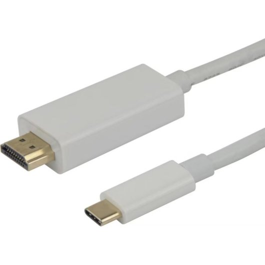 Câble vidéo USB-C vers HDMI Deltaco USBC-HDMI-1020A 4K 2 m
