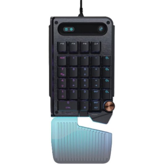 Teclado Turtle Beach Command Series KP7 Hall Effect Magnético con RGB y rueda scroll
