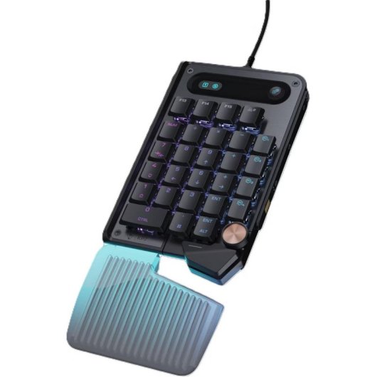Teclado Turtle Beach Command Series KP7 Hall Effect Magnético con RGB y rueda scroll