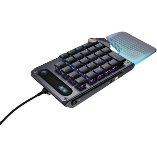 Teclado Turtle Beach Command Series KP7 Hall Effect Magnético con RGB y rueda scroll