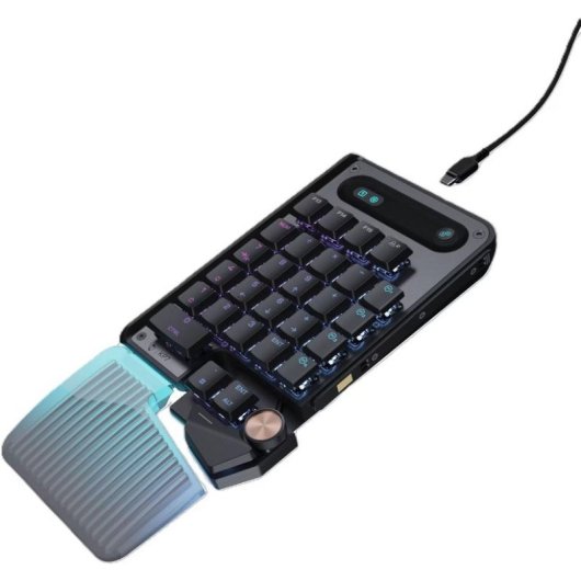 Teclado Turtle Beach Command Series KP7 Hall Effect Magnético con RGB y rueda scroll