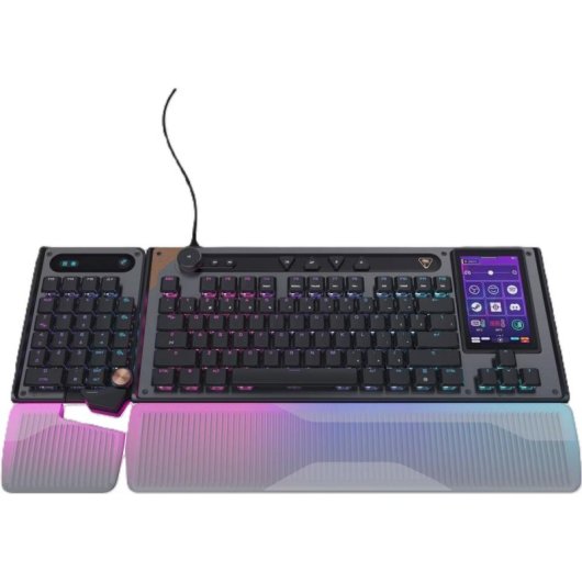 Teclado Turtle Beach Command Series KP7 Hall Effect Magnético con RGB y rueda scroll
