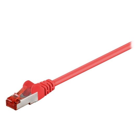 Netzwerkkabel Goobay 95527 Cat6 S/FTP 7,5 m Rot