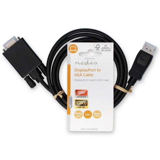 Adapterkabel Nedis DisplayPort nach VGA 2 m