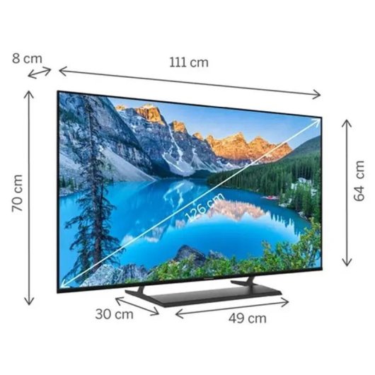 TV Thomson LED 50UG5X15 50" 4K UltraHD 60Hz Smart TV Google TV HDR10 Dolby Audio