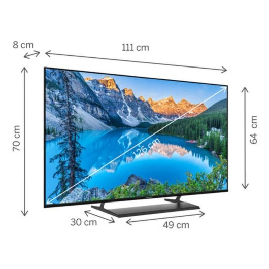TV Thomson LED 50UG5X15 50" 4K UltraHD 60Hz Smart TV Google TV HDR10 Dolby Audio