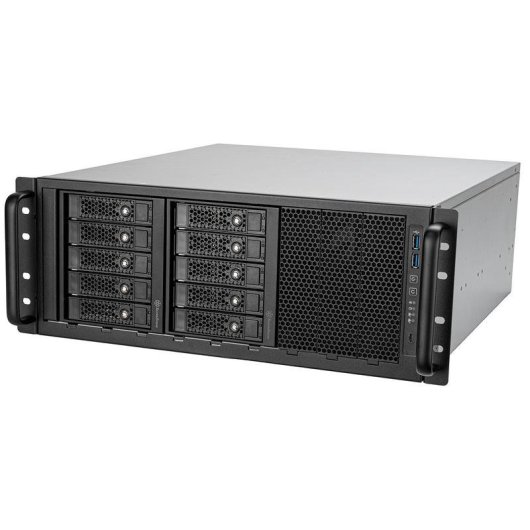 Case Server Rack 4U SilverStone SST-RM45-360 Acciaio Nero