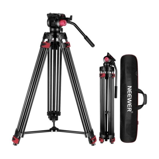 Tripié Neewer TP-M200 200 cm cabeza fluida carga 8 kg