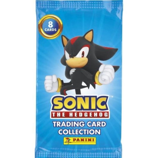 Pack Inicial Tarjetas Sonic The Hedgehog Classic De Panini Con Carpeta, 2 Sobres (16 Cartas) Y Carta Edición Limitada #01, Para Coleccionistas Desde 6 Años