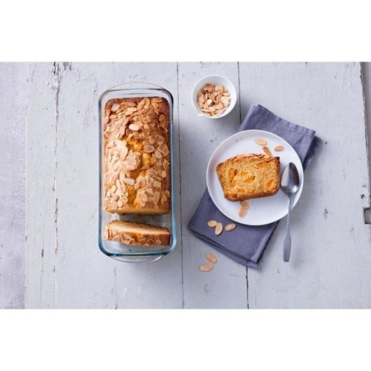 Pyrex Molde Para Pan De Vidrio Borosilicato 31 Cm, Rectangular, Asas Laterales Integradas, Esquinas Redondeadas, Apto Horno/microondas/congelador/lavavajillas, Capacidad 1,7 L