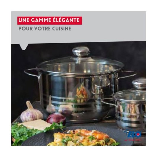 Elo Brillant Juego De Ollas/recipientes De Acero Inoxidable 18/10 Sin Pfas, 12 Cm Y 14 Cm, Con Tapa De Vidrio Resistente A Golpes, Escala De Medición Integrada E Inducción
